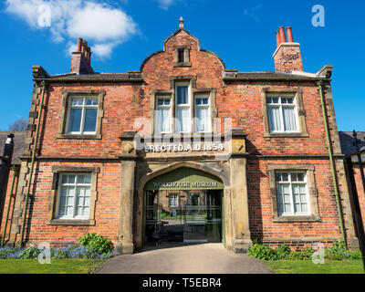 Das Arbeitshaus Museum auf Allhallowgate in Ripon North Yorkshire England Stockfoto