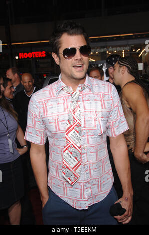 LOS ANGELES, Ca. September 21, 2006: Schauspieler Johnny Knoxville bei der Weltpremiere seines neuen Films "jackass Nummer Zwei" im Grauman Chinese Theater, Hollywood. Bild: Paul Smith/Featureflash Stockfoto