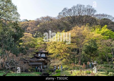 Choshukaku, Sankeien Garten, Naka-Ku, Yokohama City, Präfektur Kanagawa, Japan Stockfoto