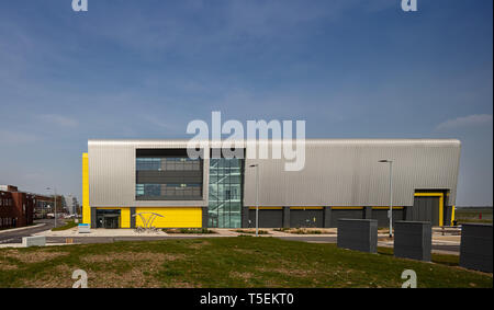 Luft- und Raumfahrt Integration Research Center Gebäude an der Cranfield University in Bedfordshire Stockfoto