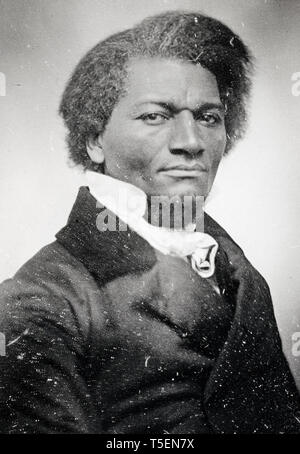 Frederick Douglass (1818-1895), Porträt, C. 1855 Daguerreotypie Stockfoto