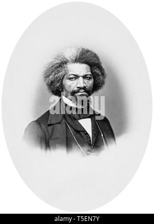 Frederick Douglass (1818-1895), Porträt von John White Hurn, 1862 Stockfoto