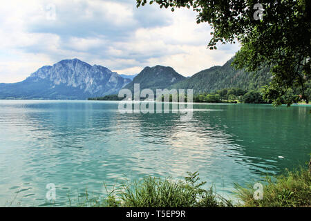 Ein Bild von den See in der Nähe von St Gilgen in Österreich Stockfoto