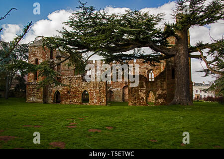 Acton Burnell Schloss, Stockfoto