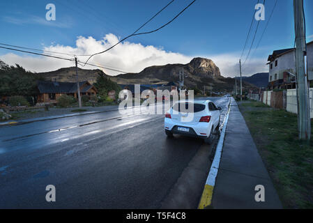 El Chaltén, Santa Cruz, Los Glaciares NP, Argentinien Stockfoto