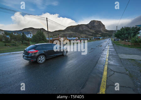 El Chaltén, Santa Cruz, Los Glaciares NP, Argentinien Stockfoto