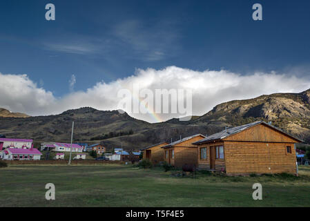 El Chaltén, Santa Cruz, Los Glaciares NP, Argentinien Stockfoto