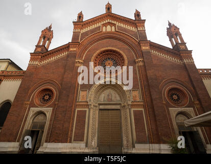 Kirche von Santa Maria del Carmine in Viertel Brera, Mailand, Lombardei Stockfoto