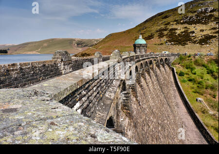 Craig Goch Damm am Elan Valley, Powys, Wales Stockfoto