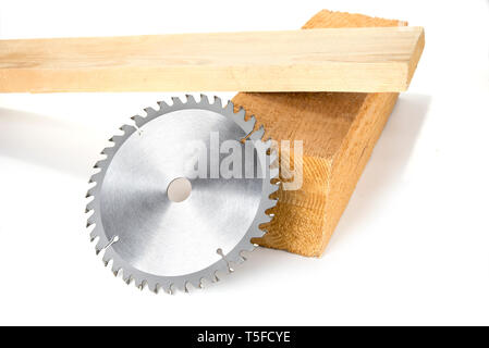 Neuen Kreissägeblätter für Holz oder Kunststoff Stockfoto