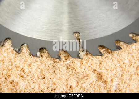 Neuen Kreissägeblätter für Holz oder Kunststoff Stockfoto