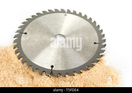 Neuen Kreissägeblätter für Holz oder Kunststoff Stockfoto