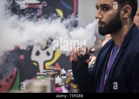 Vape Jam UK Übereinkommen bei ExCeL London, Großbritannien Stockfoto