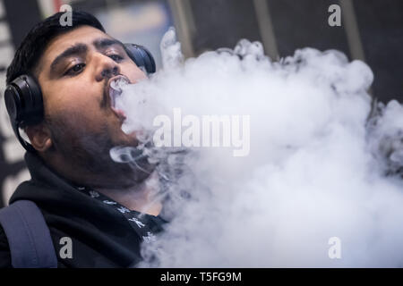 Vape Jam UK Übereinkommen bei ExCeL London, Großbritannien Stockfoto