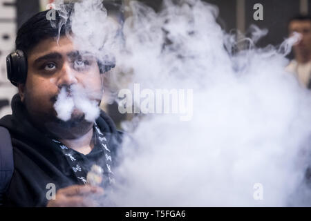 Vape Jam UK Übereinkommen bei ExCeL London, Großbritannien Stockfoto