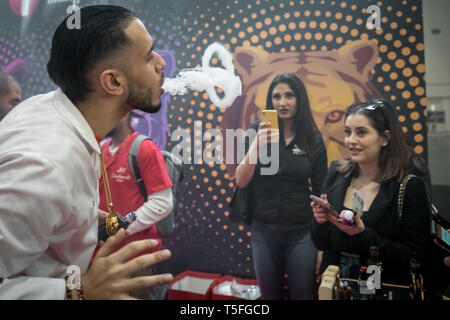 Vape Jam UK Übereinkommen bei ExCeL London, Großbritannien Stockfoto