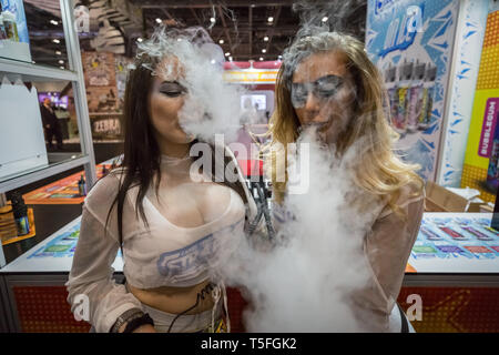 Vape Jam UK Übereinkommen bei ExCeL London, Großbritannien Stockfoto