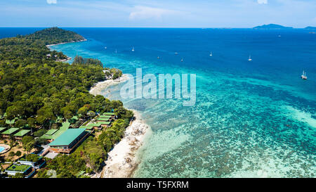 Koh Lipe, tropischen Strand in Thailand. Stockfoto