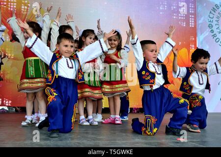 Rosenfest in Kasanlak. Provinz von Stara Zagora BULGARIEN Stockfoto