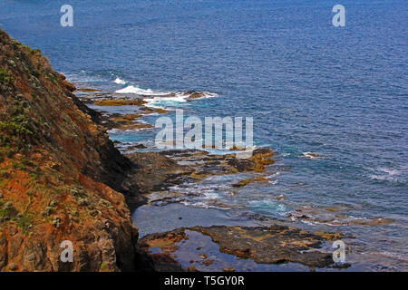 Besuchen sie Australien. Ansichten und scenics von Australien. Wasserlandschaften und Landschaften. Cape Schanck Stockfoto