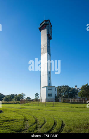 USA, South Carolina, Charleston, Insel Sullivan's Leuchtturm Stockfoto