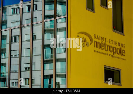 Saint-Etienne, Loire, AURA Region, Frankreich Stockfoto