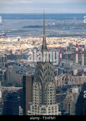 Das Chrysler Building, Lexington Avenue, Midtown Manhattan, New York City, Nordamerika Stockfoto