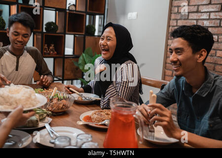 Pause fasten oder Buka Puasa auf Ramadan Kareem Stockfoto