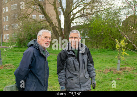 Unsere Marsh ist eine neue Community Projekt alle über das Genießen und die Verbesserung der Flüsse und Bäche der Stour Valley. Das Projekt wird einen echten Nutzen bringen. Stockfoto