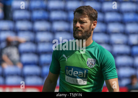 22.April 2019, Madejski Stadium, London, England; Sky Bet Meisterschaft, Lesen vs West Brom; Wes Hoolahan (22) von West Brom Credit: Matt O'Connor/News Bilder, Englische Fußball-Liga Bilder unterliegen DataCo Lizenz Stockfoto