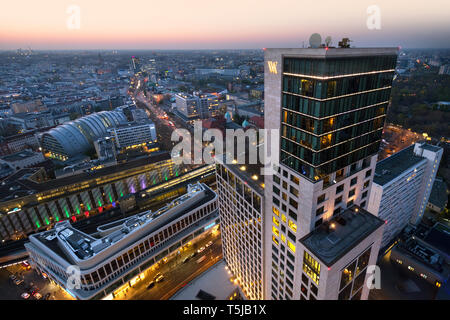 Ansicht vom oberen West Building über Berlin, Berlin, Deutschland Stockfoto