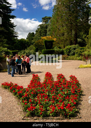 Rote Hand von Ulster am Mount Stewart Gärten County Down Nordirland Stockfoto