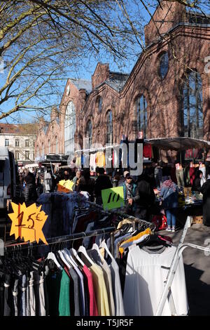 Marché de Wazemmes (Lille) Frankreich Stockfoto
