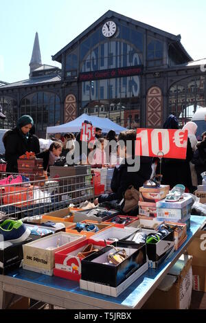 Marché de Wazemmes (Lille) Frankreich Stockfoto