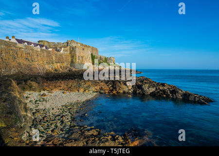 Grossbritannien, Kanalinseln, Guernsey, St. Peter Port, Cornet Castle Stockfoto