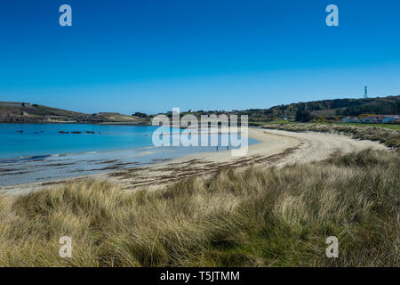 Grossbritannien, Kanalinseln, Alderney, Braye Bay Stockfoto