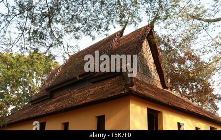 Alte Pagode in Kratie raka Kandal Stockfoto