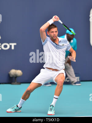 2019 Miami Tag der Offenen Tür 7 von itaú im Hard Rock Stadion März 24, 2019 in Miami Gardens, Florida vorgestellt. Mit: Filip Krajinovic Wo: Miami Gardens, Florida, United States Wenn: 25 Mar 2019 Credit: Johnny Louis/WENN.com Stockfoto