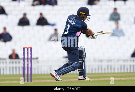 LONDON, ENGLAND. 25. APRIL 2019: Ross Taylor von Middlesex während der Surrey v Middlesex, Royal London einen Tag Pokalspiel am Kia Oval. Credit: Mitchell Gunn/ESPA-Bilder Stockfoto