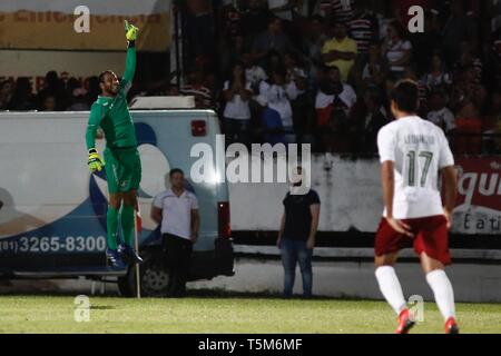 PE - Recife - 04/25/2019 - Brasilianische Cup 2019 - Santa Cruz gegen Fluminense - Elfmeterschießen Match zwischen Santa Cruz und Fluminense an Arruda Stadion für die WM 2019 Brasilien Tasse Foto: Paulo Paiva/AGIF Stockfoto