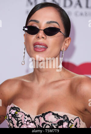 Las Vegas, USA. 25 Apr, 2019. LAS VEGAS, Nevada, USA - 25. April: Anitta kommt an der 2019 Billboard Latin Music Awards im Mandalay Bay Events Center am 25. April 2019 in Las Vegas, Nevada, USA. (Foto von Xavier Collin/Image Press Agency) Quelle: Bild Presse Agentur/Alamy leben Nachrichten Stockfoto