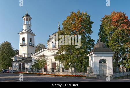Ust-Izhora, St. Petersburg. Russland. Ansicht der Alexander-Newski-Kirche. Ust-Izhora ist städtische Siedlung von Saint-Petersburg Stockfoto