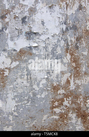 Rustikale grungy Böhmischen shabby chic Wand, gealterten Vintage Retro Hintergrund Textur Stockfoto