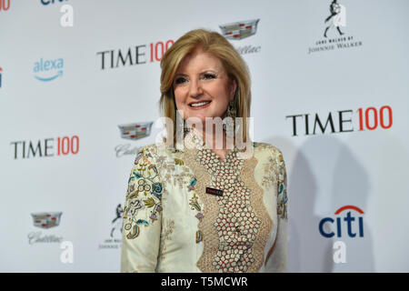 Zeit 100 Gala, Ankünfte, Jazz am Lincoln Center, New York, USA - 23 Apr 2019 - Arianna Huffington Stockfoto