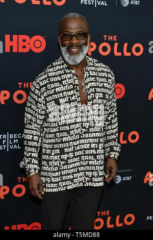 "Apollo" Film Premiere, Ankünfte, Tribeca Film Festival Opening Night, New York, USA - 24 Apr 2019 - Bebe Winans Stockfoto