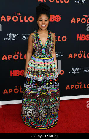 "Apollo" Film Premiere, Ankünfte, Tribeca Film Festival Opening Night, New York, USA - 24 Apr 2019 - Dominique Zackenblech Stockfoto