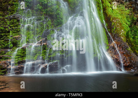 Thac Tinh Yeu, Liebe Wasserfall, in San Sa Ho Gemeinde, Sapa, Vietnam, Asien Stockfoto