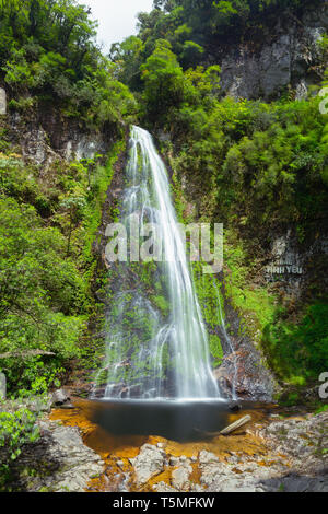 Thac Tinh Yeu, Liebe Wasserfall, in San Sa Ho Gemeinde, Sapa, Vietnam, Asien Stockfoto