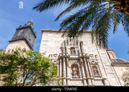 Valencia Spanien Europa, Iglesia del Carmen Kirche im Barrio El Carmen Stockfoto