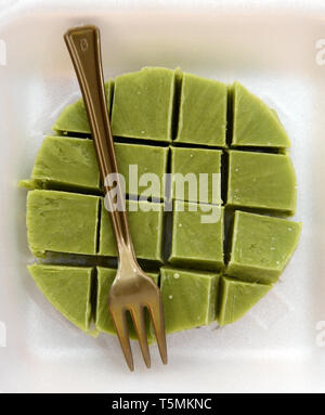 Pistazien Kulfi Eis. Stockfoto